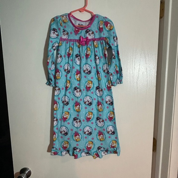 Frosty the Snowman Nightgown Girls Size 4T Blue Christmas Holiday Sleepwear - Picture 1 of 3